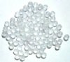 100 6mm Matte Crystal Round Glass Beads